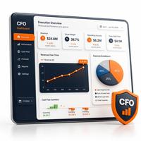 3D illustration for Financial Advisory & CFO Solutions